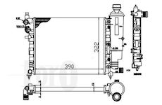Chladič, chlazení motoru ABAKUS 009-017-0036