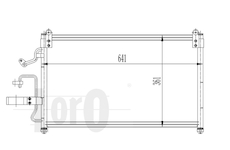 Kondenzátor, klimatizace ABAKUS 011-016-0007
