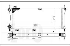 Chladič, chlazení motoru ABAKUS 016-017-0045