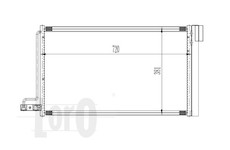 Kondenzátor, klimatizace ABAKUS 017-016-0018