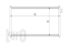 Kondenzátor, klimatizace ABAKUS 018-016-0006