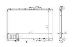 Chladič, chlazení motoru ABAKUS 018-017-0004
