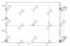 Kondenzátor, klimatizace ABAKUS 023-016-0014