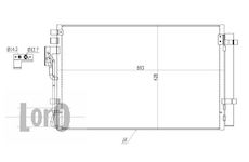 Kondenzátor, klimatizace LORO 024-016-0011