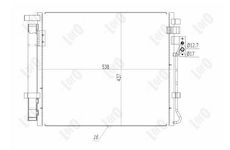 Kondenzátor, klimatizace ABAKUS 024-016-0014