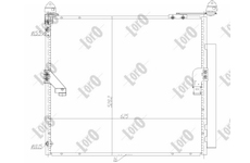 Kondenzátor, klimatizace ABAKUS 028-016-0005