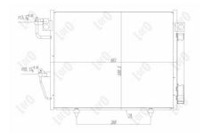 Kondenzátor, klimatizace ABAKUS 033-016-0017