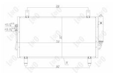 Kondenzátor, klimatizace ABAKUS 033-016-0018