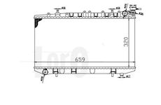 Chladič, chlazení motoru ABAKUS 035-017-0005