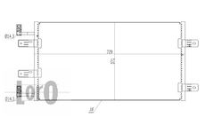 Kondenzátor, klimatizace ABAKUS 037-016-0042