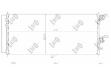 Kondenzátor, klimatizace ABAKUS 037-016-0055