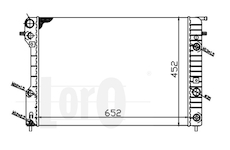 Chladič, chlazení motoru ABAKUS 037-017-0031