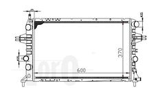 Chladič, chlazení motoru ABAKUS 037-017-0048