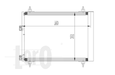 Kondenzátor, klimatizace ABAKUS 038-016-0007