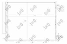 Kondenzátor, klimatizace ABAKUS 042-016-0049