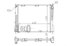 Chladič, chlazení motoru LORO 042-017-0048