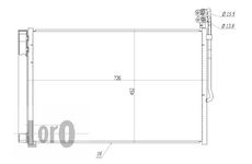 Kondenzátor, klimatizace ABAKUS 053-016-0008