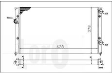 Chladič, chlazení motoru ABAKUS 053-017-0004