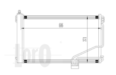 Kondenzátor, klimatizace ABAKUS 054-016-0014
