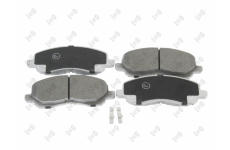 Sada brzdových destiček, kotoučová brzda ABAKUS 231-01-343