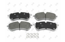 Sada brzdových platničiek kotúčovej brzdy ABAKUS 231-01-362