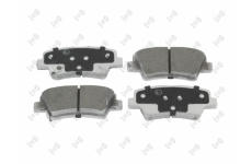 Sada brzdových destiček, kotoučová brzda ABAKUS 231-02-178