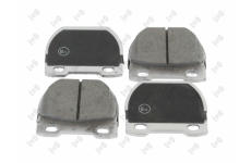 Sada brzdových destiček, kotoučová brzda ABAKUS 231-02-181