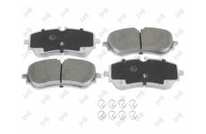 Sada brzdových platničiek kotúčovej brzdy ABAKUS 231-02-185