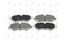 Sada brzdových platničiek kotúčovej brzdy ABAKUS 231-02-189