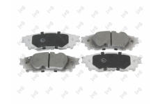 Sada brzdových destiček, kotoučová brzda ABAKUS 231-02-195