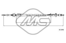 Lanko plynu Metalcaucho 80613