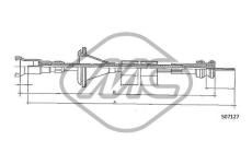 Hriadeľ tachometra Metalcaucho 81240