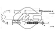 Tazne lanko, parkovaci brzda Metalcaucho 81389