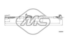 Hriadeľ tachometra Metalcaucho 82292