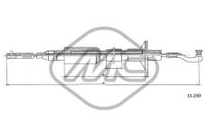 Tazne lanko, ovladani spojky Metalcaucho 82380