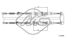 Tazne lanko, parkovaci brzda Metalcaucho 82498