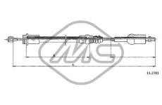 Tazne lanko, ovladani spojky Metalcaucho 82918