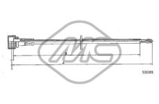 Hriadeľ tachometra Metalcaucho 83677