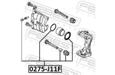 Sada na opravy, brzdový třmen FEBEST 0275-J11F
