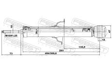 Tlumič pérování FEBEST 04659939R