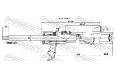 Tlumič pérování FEBEST 05665299FR
