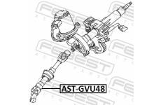 Hřídel řízení FEBEST AST-GVU48