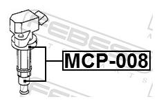 Zástrčka, zapalovací cívka FEBEST MCP-008