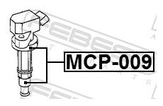 Zástrčka, zapalovací cívka FEBEST MCP-009