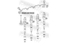 Tesnici krouzek, vstrikovani FEBEST RINGFL-007-PCS10
