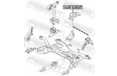 Uložení, automatická převodovka FEBEST VLM-V50UP