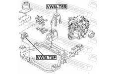 Zavěšení motoru FEBEST VWM-T5F