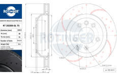 Brzdový kotouč ROTINGER RT 20208-GL T5