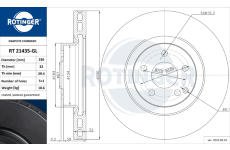 Brzdový kotouč ROTINGER RT 21435-GL