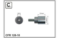 Obehová/vodiaca kladka ozubeného remeňa CAFFARO 128-10